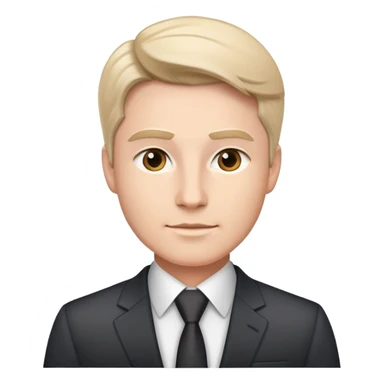 ceo business confidently, wears smart business attire sticker