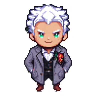 Professor Oak from Pokemon sticker