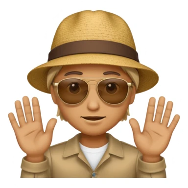 Mama Mia with hands down sticker