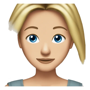 Rachel Green friends light blue eyes sticker