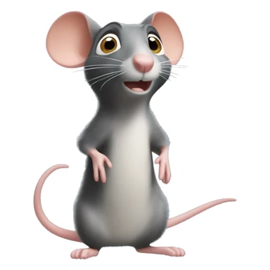 remy rat in ratatouille sticker