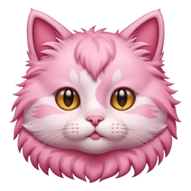 cute pink cat in cutecore sticker