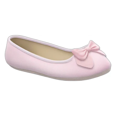 chausson ballerine isotoner sticker