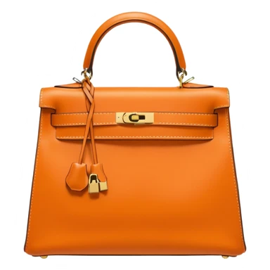 hermes kelly light orange color bag sticker