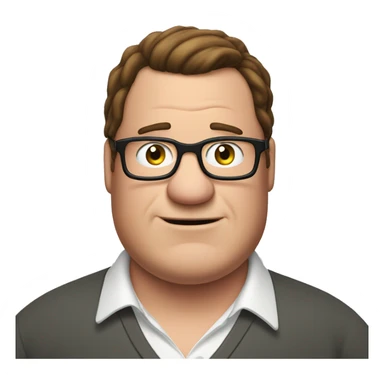 peter griffin with an iphone darker hair please sticker