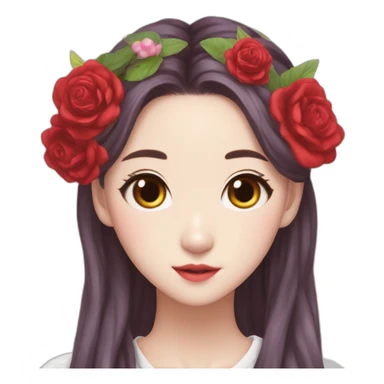 kpop-girlband-red velvet-irene- butterfly-wing- flowercrown sticker