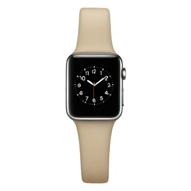 Iwatch beige band sticker