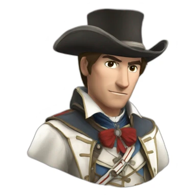 Connor's avatar in Assassin's Creed 3 sticker