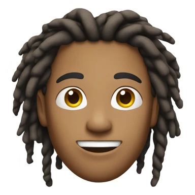 nonchalant dreadhead sticker