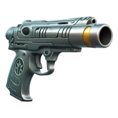 Alien gun dripping gasoline  sticker