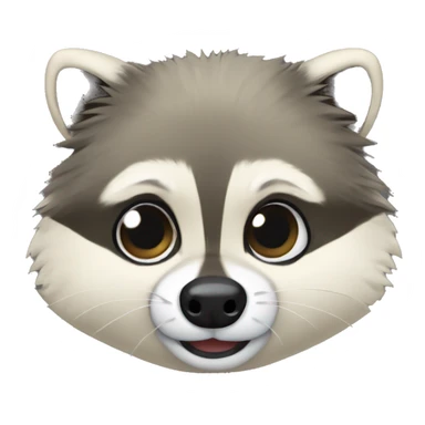 Raccoon dog hyrid sticker