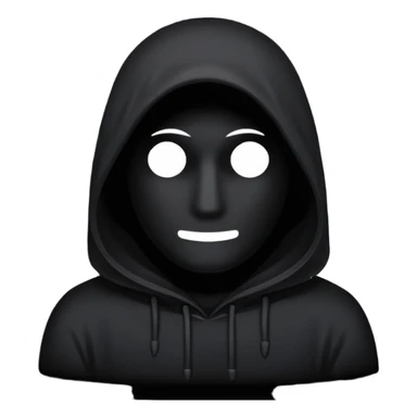 shadow with no face but only a sillhouette  sticker