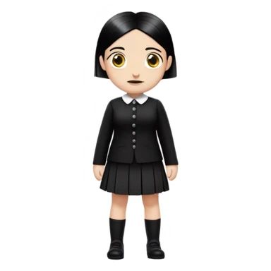 wednesday addams sticker