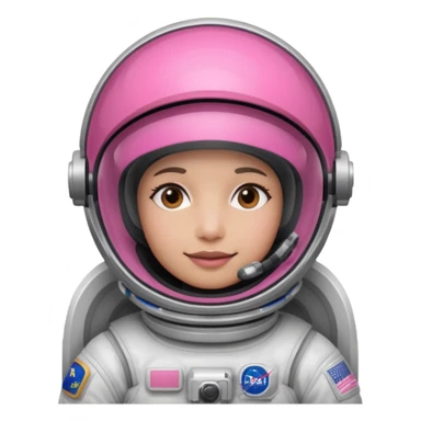 Astronaut with Pink Visors sticker