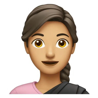 mujer vendedora sticker