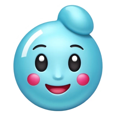 Crea emoji de verificado en tik Tok celeste sticker