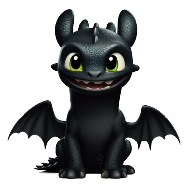 Toothless from how to train your dragon sticker