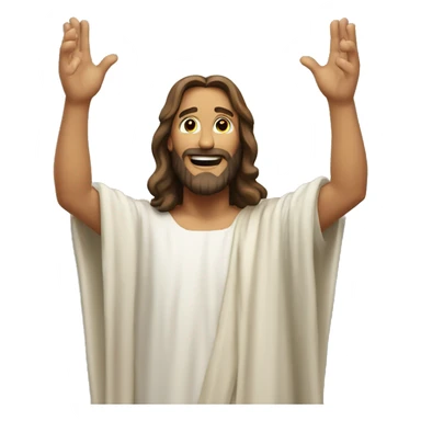 Jesus Christ saying hi  sticker