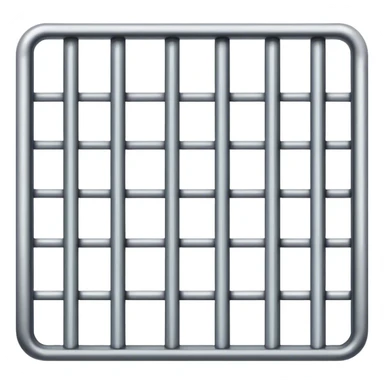 Prison bars sticker