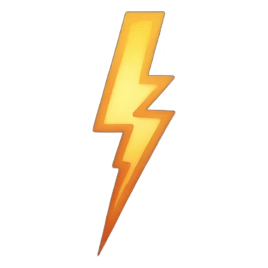 lightning bolt sunset sticker