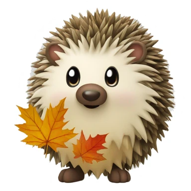 Igel im Herbst  sticker