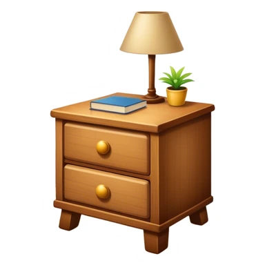 bedside table plain sticker