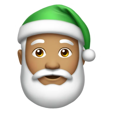 Asian Santa Claus  sticker