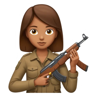 AK47 in heand sticker