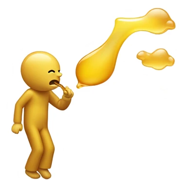 Throwing up honey  sticker