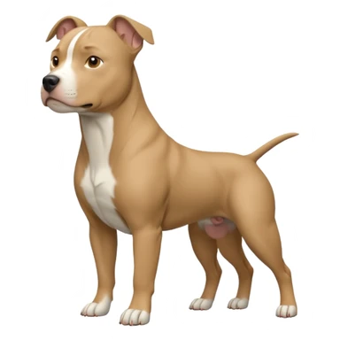 Pitbull blue fawn sticker