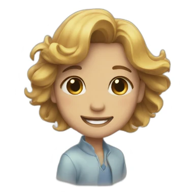 Love rain smile sticker