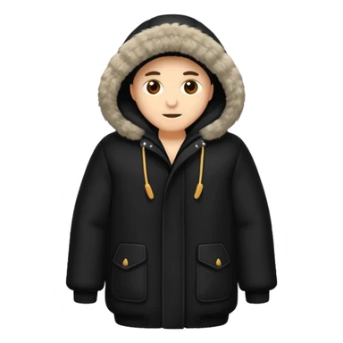winter coat sticker