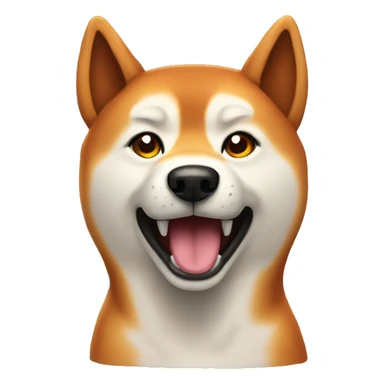 Siba inu fire sticker