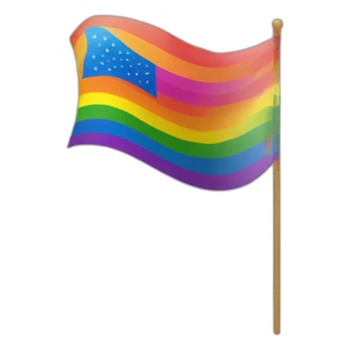 Flag gay  sticker