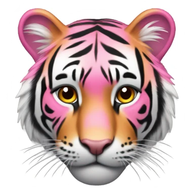Pink tiger sticker