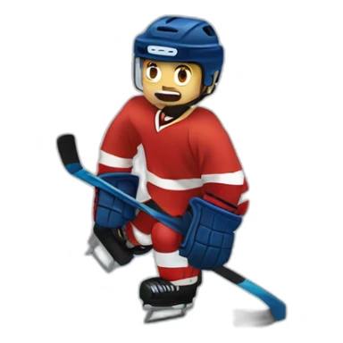 hockey goal sticker