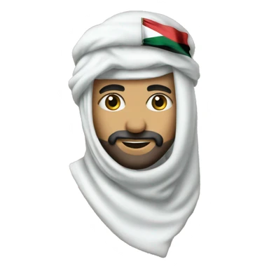 Palestinian keffieh sticker