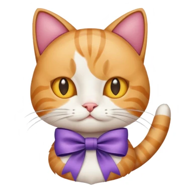 Kurdele takıp kapak yapan kedi sticker