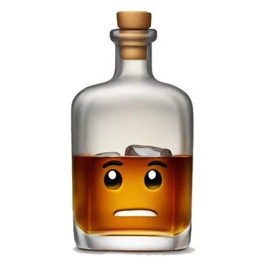 whiskey on the rocks sticker