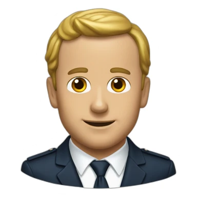 Macron le macaroni sticker