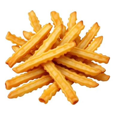 crinkle fries sticker