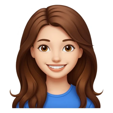 Beautiful girl Cool smile sticker