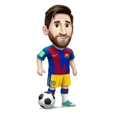 Messi con el mundial  sticker