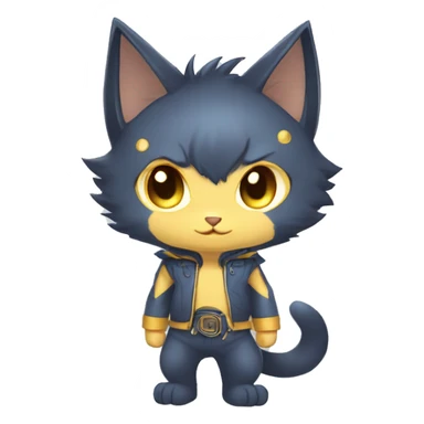 Catboy-Chibi-Sona-Shiny-Fakémon full body sticker