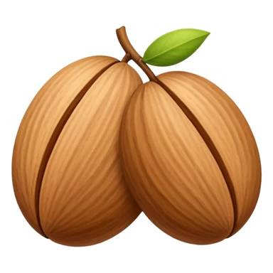Almond realistic  sticker