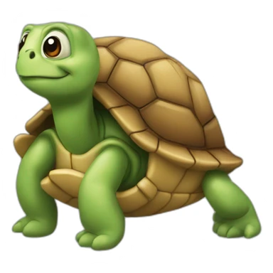Une tortue qui twerque sticker