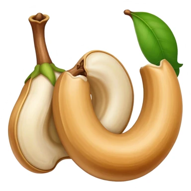simple cashew sticker