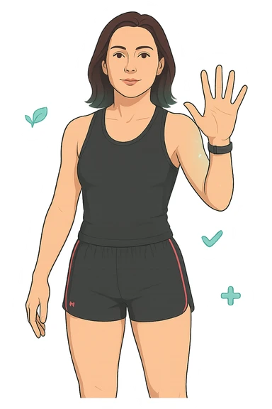 Donna senza cellulite grazie alla sua infiammazione sistemica bassa (fallo capire come vuoi) sticker