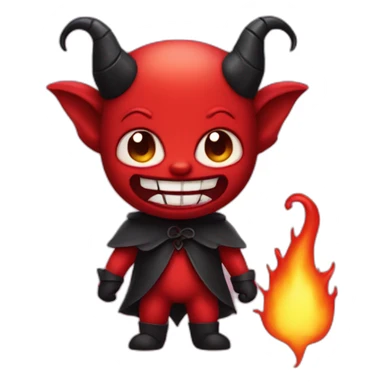 Cute devil  sticker