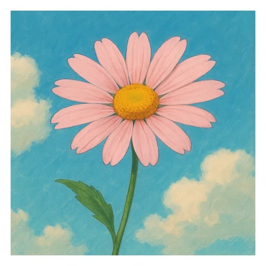 pink margherita sticker